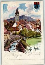 W7840 Müllheim , Baden Biese, K. 1899
