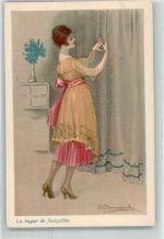 La bague de fiancailles Verlag Stampa Nr.7907 Bompard, S. Künstlerkarte