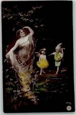 Frau Kinder Zwerg Nr 344/5 NPG 1905