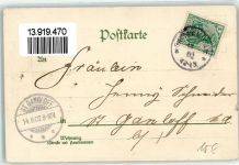 98559 O6054 Gehlberg 1902 Lithographie Gehlberger Mühle im Geratal Hirsch