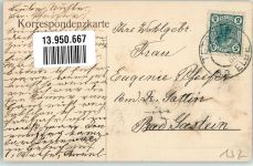 Decin Tetschen-Bodenbach 1900 - k.k. Postamt