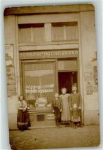 Emailleschild Maggi Ansichtskarten - Josefa Prochazkova Kaufhaus 1910 Privatfoto AK
