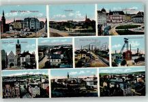 Ostrava Ostrau 1916 Gebrauchsspuren Ringplatz Oderfurt Antonienplatz Witkowitzer Werke Heinrichschacht