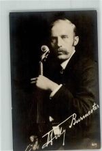 Burmester Rückseite : Erinnerung an das Burm ester Konzert 1909 Geiger
