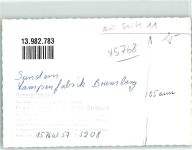 59846 W5768 Sundern Sauerland FOTO KEINE AK Fabrik Brumberg Ort handschriftlich