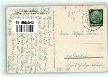 39418 O3251 Leopoldshall 1941 Gebrauchsspuren Hauptmann-Loeper-Straße mit Rathaus Verlag Fritz Kuhn