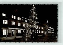 72070 W7400 Lustnau Gebrauchsspuren Weihnachtsbaum vor der Württembergischen Frottierweberei