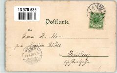 67700 Saverne Zabern 1899 Gebrauchsspuren Hohbarr Lithographie