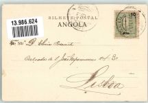 Luanda 1905 Foto AK Tracht Jäger