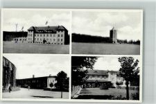 Grünberg Zielona Góra 1936 Gebrauchsspuren WK II beschnitten Ort lt. Verlag Wasserturm Kaserne