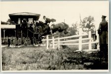 W8398 Anzing Hindernisreiten Privatfoto AK