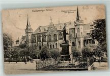 Waldenburg Walbrzych 1916 Gebrauchsspuren Denkmal Bismarck Rathaus