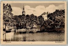 01896 O8514 Pulsnitz 1929 Foto AK Schlossteich Hotel Schützenhaus