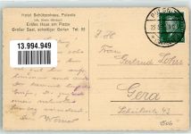 01896 O8514 Pulsnitz 1929 Foto AK Schlossteich Hotel Schützenhaus