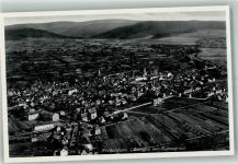 79336 W7834 Herbolzheim , Breisgau 1936 Foto AK Fliegeraufnahme