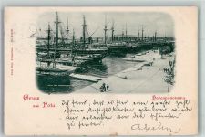 Pula Pola 1898 Foto AK Hafen Adelskorrespondens