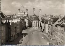 86150 W8900 Augsburg 1959 - Augsburg, Jakobskirche, gezackter Rand,Hans Andres