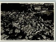 Waldenburg Walbrzych Foto AK Fliegeraufnahme Foto Strähle
