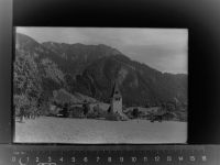 87541 W8973 Bad Oberdorf GLASNEGATIV Kirche