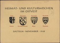 45711 W4354 Datteln 1948 - Datteln: Wappen
