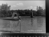 46395 W4290 Bocholt GLASNEGATIV Waldschwimmbad