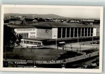1150 Wien 15. Bezirk, Rudolfsheim-Fünfhaus 1954 Foto AK West- Bahnhof om Straßenbahn