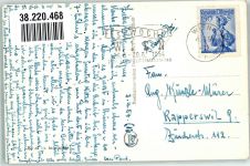 1150 Wien 15. Bezirk, Rudolfsheim-Fünfhaus 1954 Foto AK West- Bahnhof om Straßenbahn