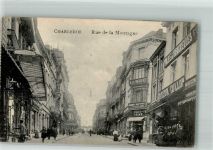 Charleroi Foto AK Geschäft rue de la Montagne Feldpost Kriegslazarett