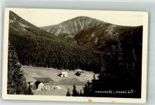 Pec pod Snezkou Petzer 1948 Foto AK Riesengebirge Modry Dul