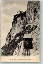 Saleve 1921 Foto AK Bergbahn