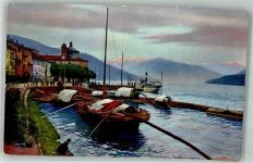 28822 Cannobio Foto AK Lago Maggiore Photochromie