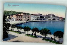 Pula Pola 1914 Foto AK Brioni Hotel Feldpost K.u.K. Feldkanonen- Regiment Nr. 6
