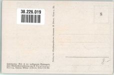 sign. Petzet Abend im Städtchen Postkutsche Verlag Hermann A. Peters Nr. 8 Voigtländer Künstlersteindruck
