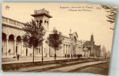 Gand Gent Foto AK Ausstellung 1913 Avenue des Nations