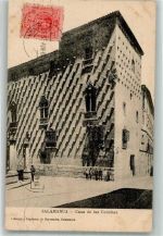 Salamanca Foto AK Casa de las Conchas Marke bildseitig