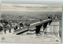 13000 Marseille 1909 Foto AK Panorama vu de N.D. de la Garde