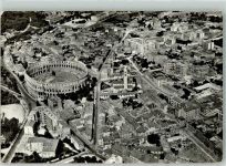 Pula Pola 1957 Foto AK Fliegeraufnahme