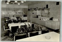 37327 O5600 Leinefelde Foto AK HO-Gasthaus Sportcasino Gaststube Fotograf Darr VEB Bild und Heimat
