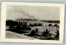 Havanna La Habana Foto AK Damfschiff Prnice David am Havana Club Ort handschriftlich