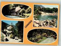 28822 Cannobio Foto AK Gasthaus Hotel Schwimmbad