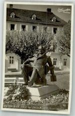 Marianske Lazne Marienbad 1932 Foto AK Denkmal Goethe