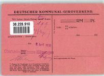 W7090 Ellwangen Jagst Oberamtssparkasse Girokarte 7114 Sparkasse Gebrauchsspuren