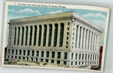 Chicago 1920 Foto AK The New City Hall and County Building