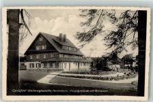 08309 O9405 Weitersglashütte Foto AK Ferienheim Hauptgebäude mit Terrassen