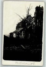 80200 Herbecourt Foto AK Ort handschriftlich zerstörte Gebäude