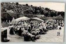 Antananarivo 1950 Foto AK Marktszene Tananrive Blumenmarkt