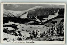 Pec pod Snezkou Petzer 1944 Winter Feldpost WK II Riesengebirge