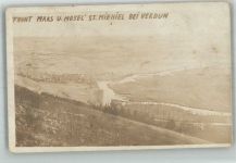 55300 Saint-Mihiel Foto AK WK I Front Maas und Mosel