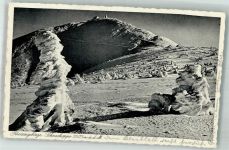 Schneekoppe 1942 Winter Riesengebirge