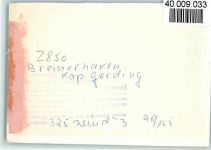 W2850 Bremerhaven Kapitän Gording Pfeife Kapitän FOTO KEINE AK